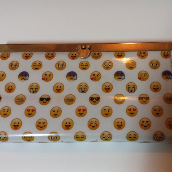 Wallet Emoji Pocket womans wallet, Hard shell finish, black - Picture 2 of 4